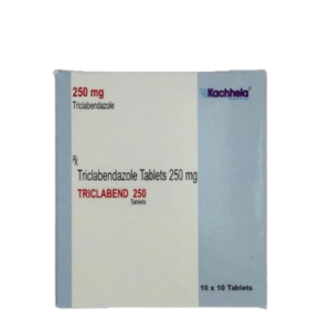 Triclabend 250 mg contains triclabendazole, an antiparasitic medication used to treat infections caused by liver flukes (parasitic flatworms). It is especially effective against Fascioliasis, helping to eliminate the parasites by disrupting their metabolism. Triclabend 250 is typically prescribed as a single or divided dose based on the severity of the infection and should be taken under medical supervision. It is important to follow the prescribed regimen to ensure complete eradication of the parasites.