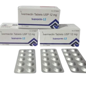 Ivermectin Tablets USP 12 mg is an oral medication used to treat parasitic infections such as Strongyloidiasis and Onchocerciasis. It works by killing parasites in the body and is usually taken as a single dose under medical supervision.