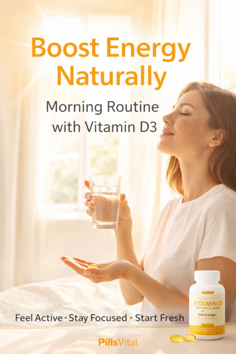 Boost energy naturally with Vitamin D3 morning routine for daily wellness