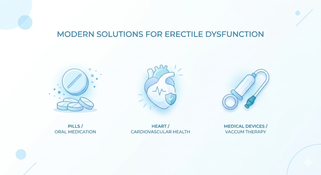 Complete erectile dysfunction treatment and ED solutions guide