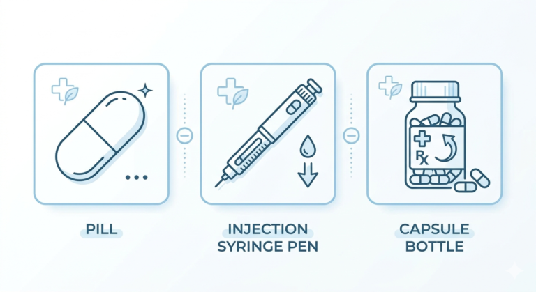 weight loss medication comparison pills vs injection vs capsules