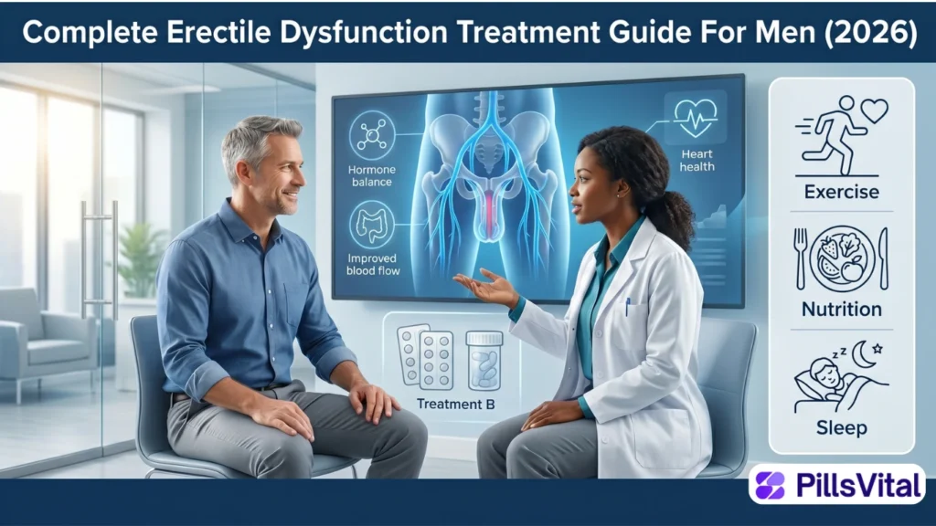 Complete erectile dysfunction treatment guide 2026