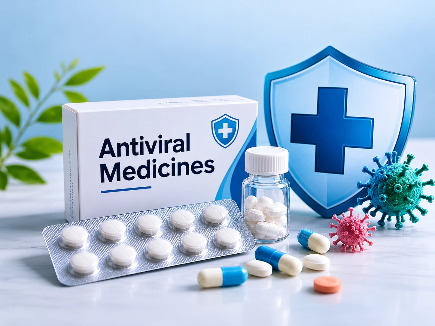 Antiviral medicines for viral infection treatment and immune health support