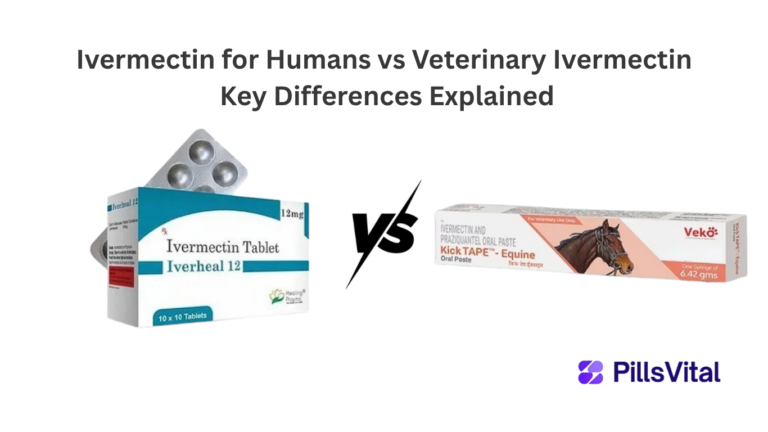 Comparison between human ivermectin tablets and veterinary ivermectin products with safety differences explained