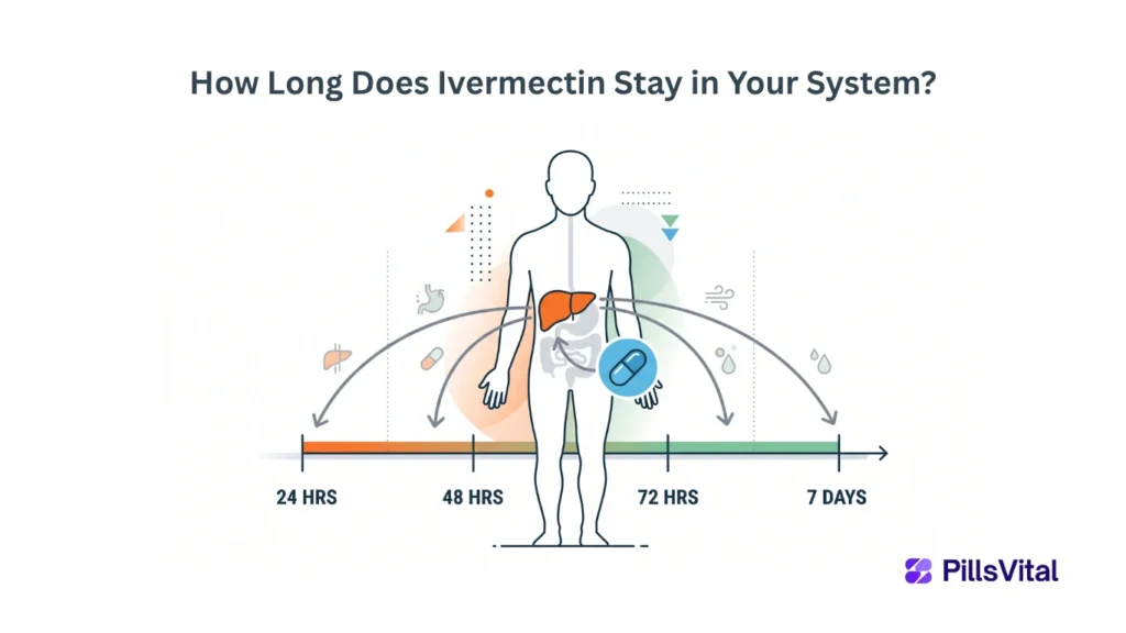How long ivermectin stays in your system and drug elimination timeline