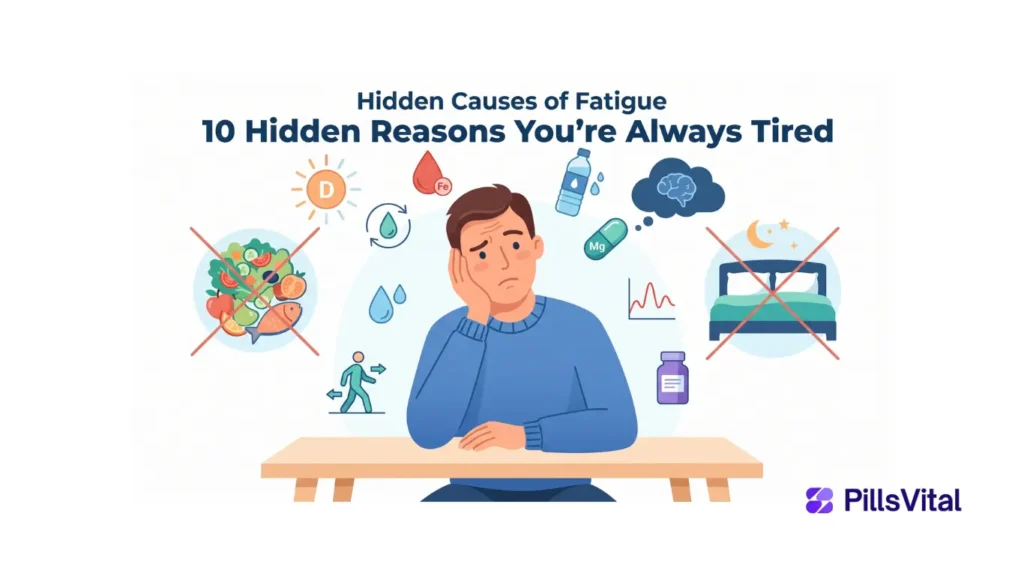 Best Evening Habits for Deep Sleep & Faster Body Recovery Hidden Causes of Fatigue