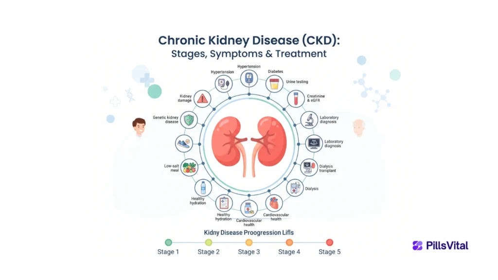 Mirabegron 50mg (Mirago): A Complete Guide to Better Bladder Control Chronic Kidney Disease (CKD): Stages, Symptoms & Treatment