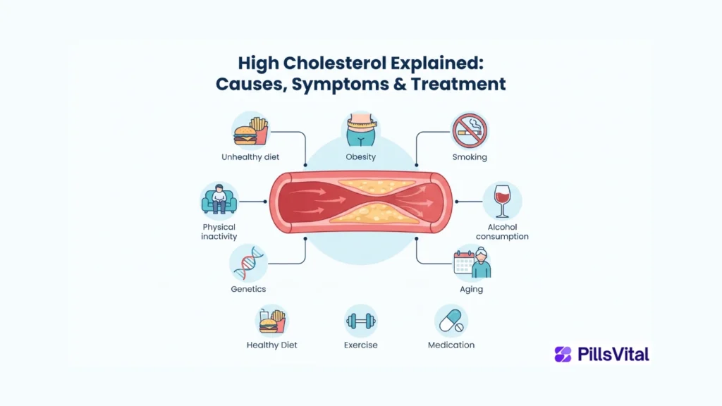 High Cholesterol Explained: Causes, Symptoms & Treatment