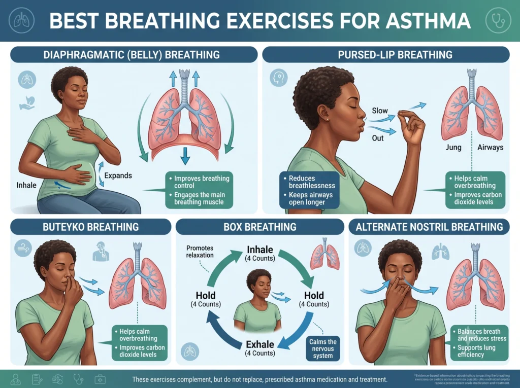 Best Breathing Exercises for Asthma