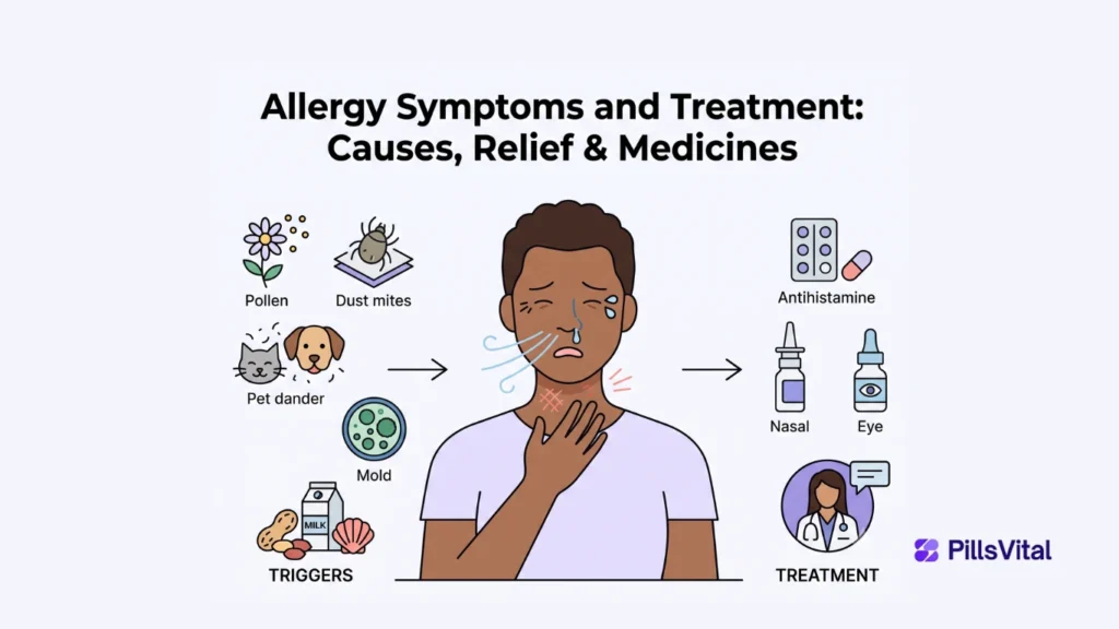 Allergy Symptoms and Treatment: Causes, Relief and Medicines