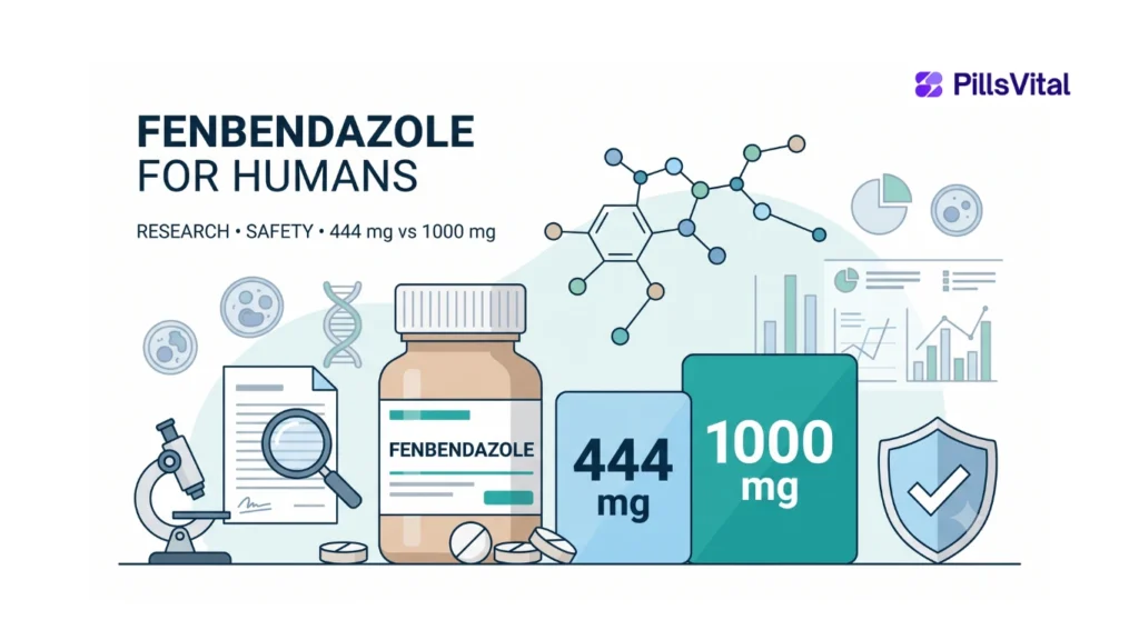 Fenbendazole For Humans: What The Research Really Says About Safety, Uses& & 444mg vs 1000mg Fenbendazole for humans research and safety comparison of 444 mg and 1000 mg tablets